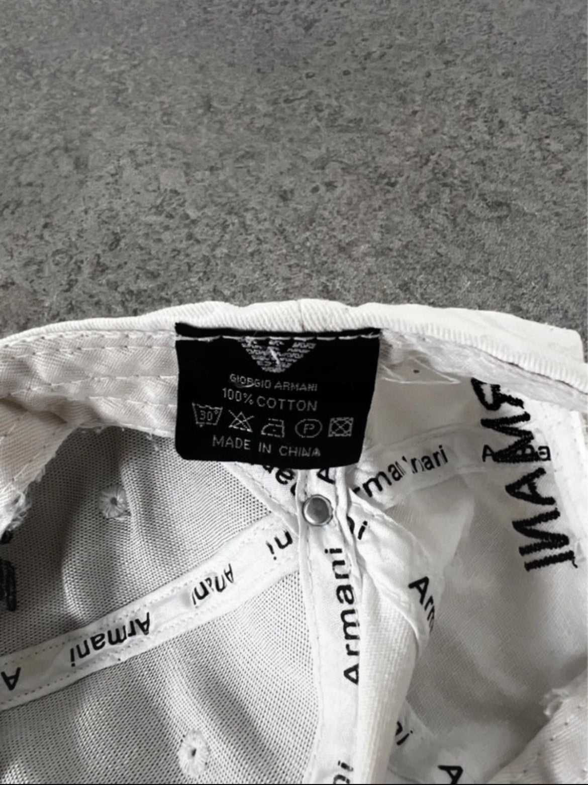Giorgio Armani Cap