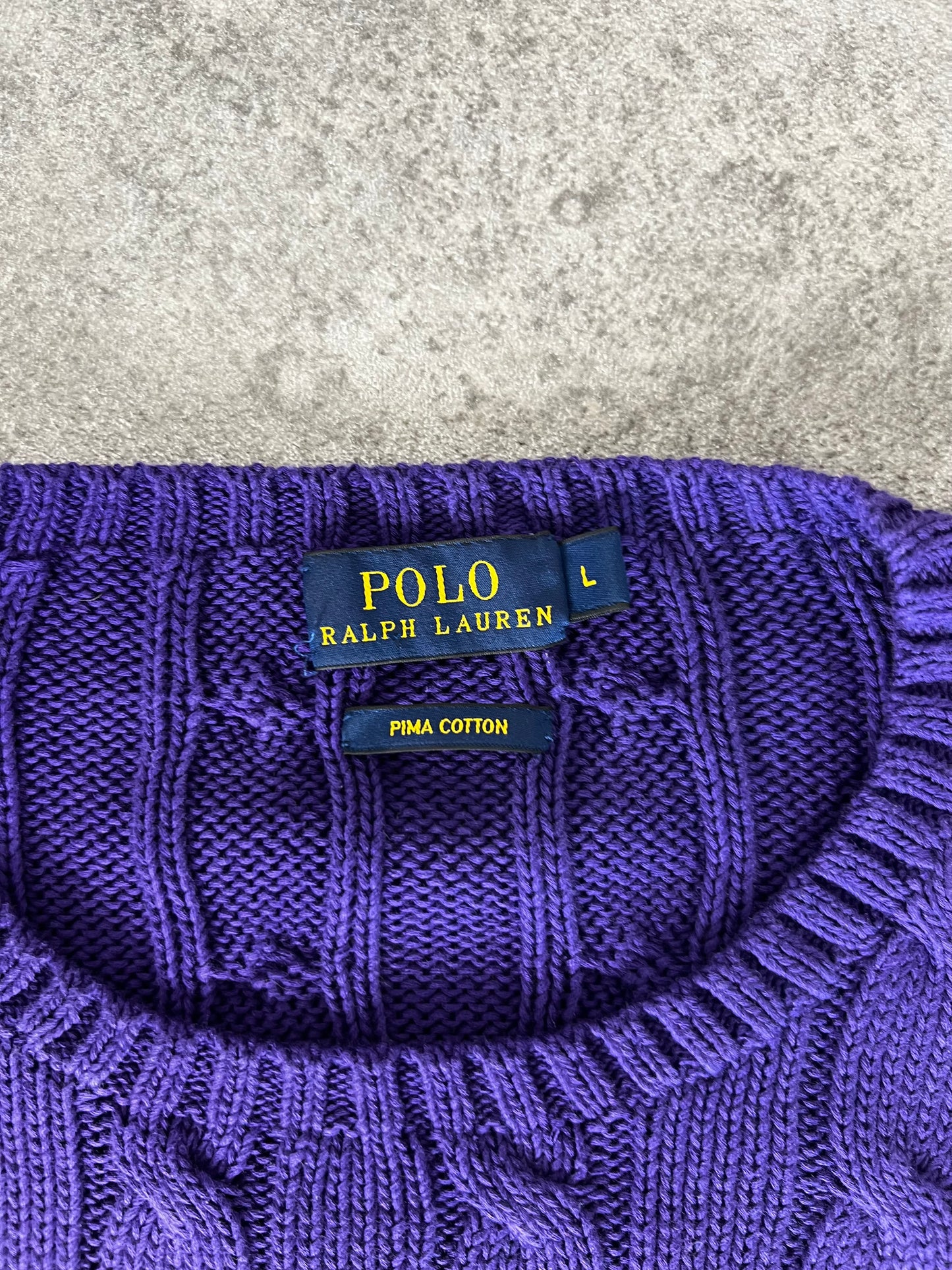 Ralph Lauren Sweater Zopfmuster (L)