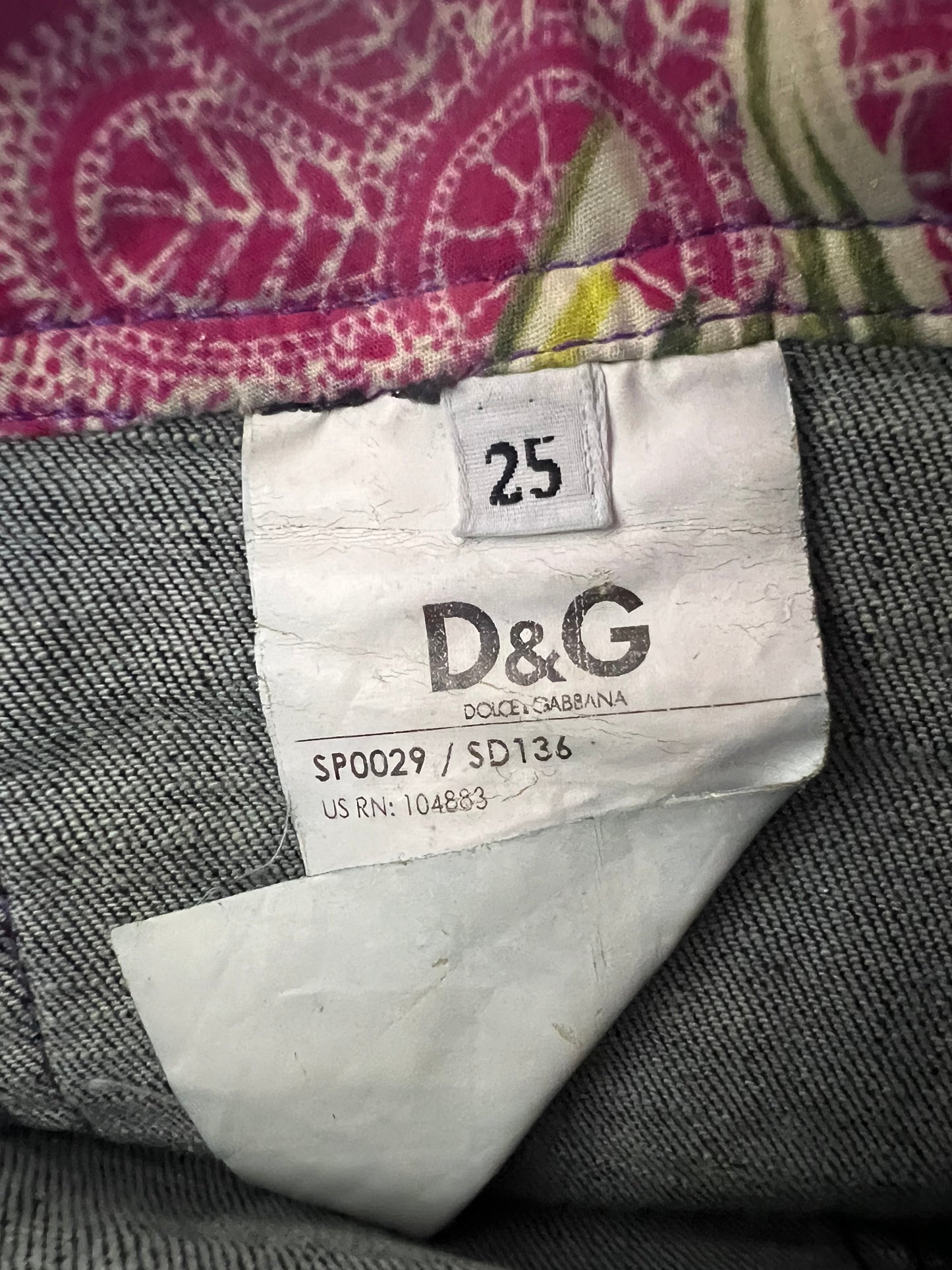 Dolce & Gabbana Tight Vintage Jeans (S)