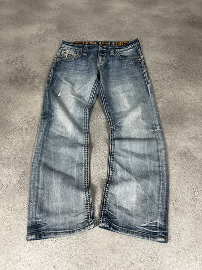 Rock Revival Vintage Straight Jeans (M-L)
