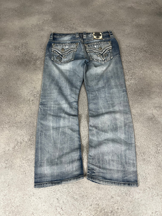 Rock Revival Vintage Straight Jeans (M-L)