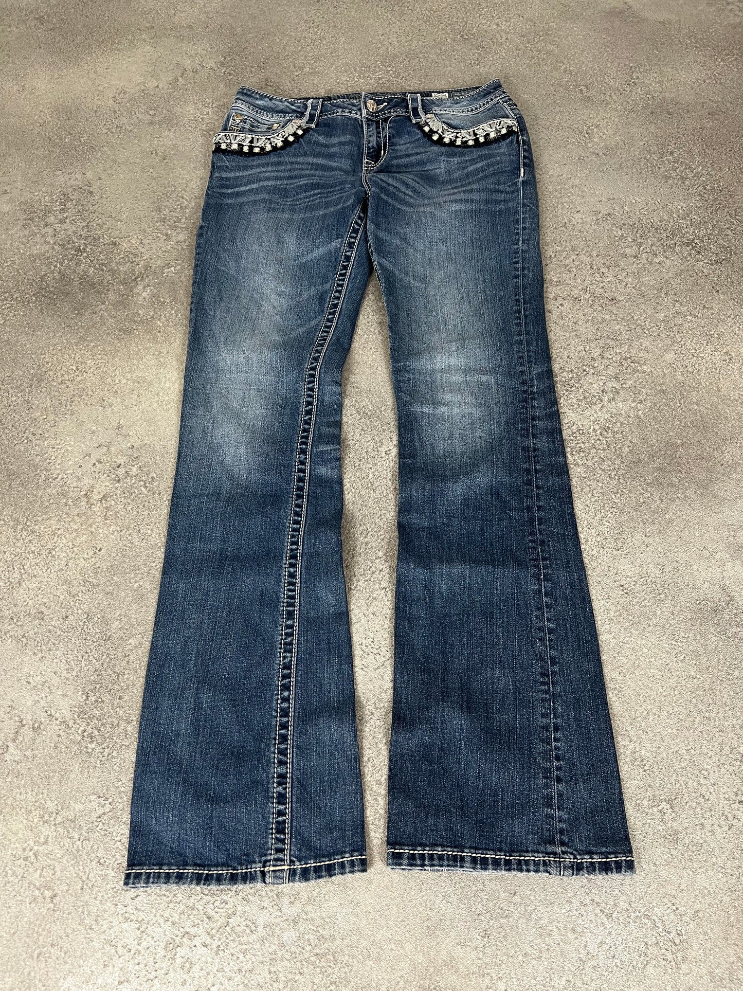 Miss Me Vintage Bootcut Jeans (M)