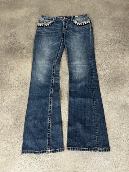 Miss Me Vintage Bootcut Jeans (M)