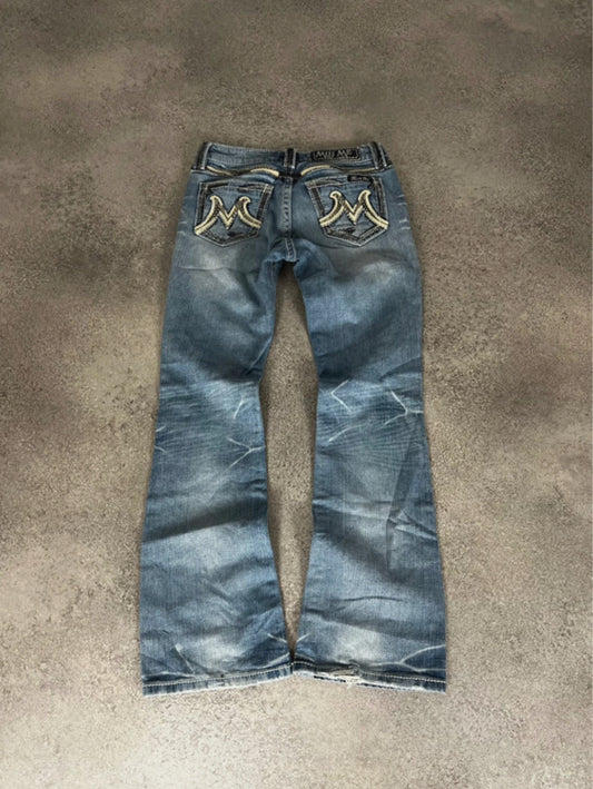 Miss Me Vintage Bootcut Jeans (XS)